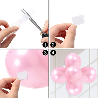 1500 dots of balloon glue removable dot tape, 15 rolls of double-sided dot stickers for craft wedding decorations