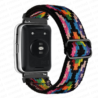 Scrunchie Band For Huawei Watch Fit 2 Strap Smartwatch Accessories Elastic Nylon Loop Bracelet Correa Huawei Watch fit2 band