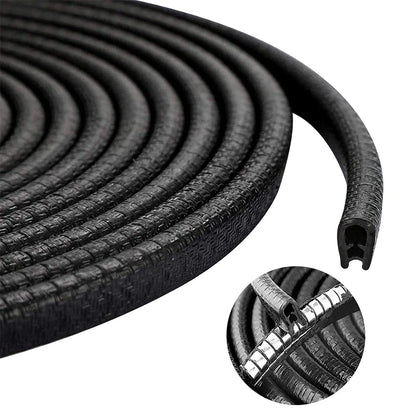 6M Car Door Edge Protective Strip Scratch Guard Steel Auto Door Anti-Collision Trim for Car Styling and Decoration