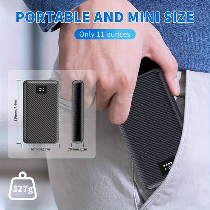 Ranwomen Powerbank 30000mAh Portable Heating Power Bank for Heating Vest Jacket Gloves Electric Heating Equipment DC Power Bank