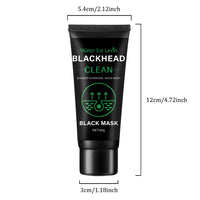 60g Bamboo Charcoal Fiber Mask Blackhead Removal Deep Mask Deep Cleansing Cleansing Exfoliating Mask Treatment Black Mask