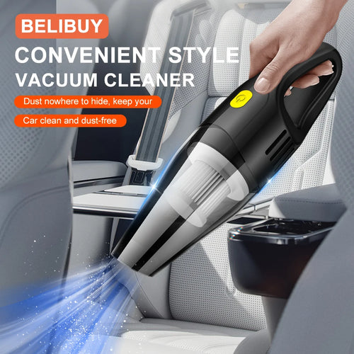 BELIBUY Car Vacuum Cleaner Multifunctional Household Cleaning Machine High-Power Handheld Wireless Office Carpet Cleaner Machine