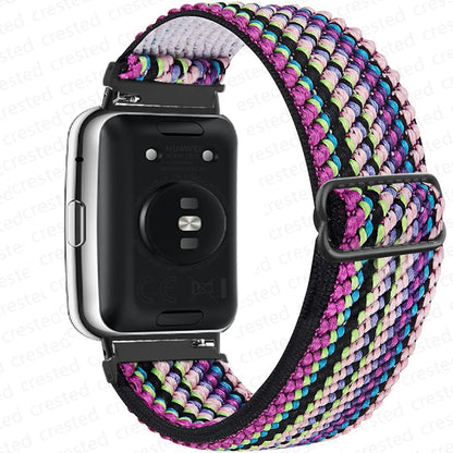Scrunchie Band For Huawei Watch Fit 2 Strap Smartwatch Accessories Elastic Nylon Loop Bracelet Correa Huawei Watch fit2 band