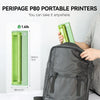 PeriPage P80 Portable Printers Wireless for Travel, Bluetooth Mobile Printer Portable Compatible with Phone & Laptop