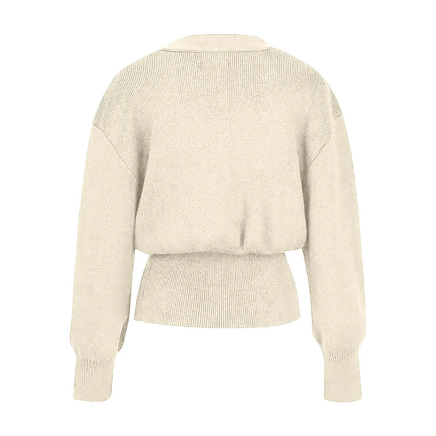 Elegant Deep V Neck Cardigan Sweaters For Women Trendy Golden Button Lightweight Sweater Pullover Women Women Pullover Sweaters