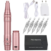 Wireless PMU Machine - Professional Permanent Makeup Kit for Eyebrows, Eyeliner, Lips