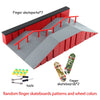 Finger Skateboard Big Scene DIY Mini Park Finger Skatepark Ramp Track Stairs Venue Combination Indoor Home Toys