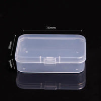 Mini Boxes Rectangle Plastic Storage Box Practical Frosted Translucent Toolbox Bead Jewelry Case Display Organizer Container