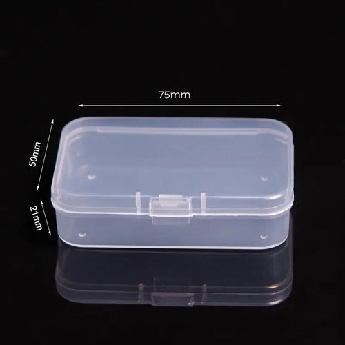 Mini Boxes Rectangle Plastic Storage Box Practical Frosted Translucent Toolbox Bead Jewelry Case Display Organizer Container