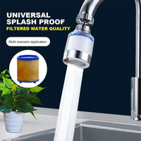 10/1pcs Faucet Water Purifier Anti-splash Household Kitchen Bathroom Drinking Water Filter 360° Rotating Faucet Sprayer Head