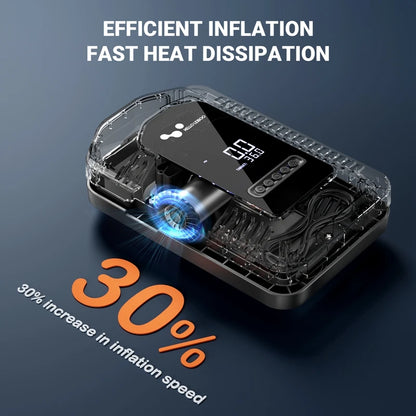 LEIBOO DC 12V 150PSI Portable Air Compressor Pump Tire Inflator Car Tire Air Pump with Digital Pressure Gauge Tire Inflation
