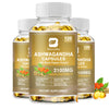 BEWORTHS Ashwagandha Root Extract Capsule Help Sleep Improve Sleep Quality Calm Down Emotions Relieve Anxiety Mood Health