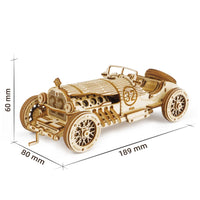 Robotime Rokr Classic Car 3D Wooden Puzzle Train Army Jeep Heavy Truck Vintage Car 1:15 Scale Model Building Kits for Kids