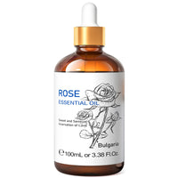 HIQILI Spearmint Vanilla Rose Cinnamon Lemon Essential Oils,100ML Pure Oil for Diffuser,  Humidifier, Massage Muscle Relief Bath