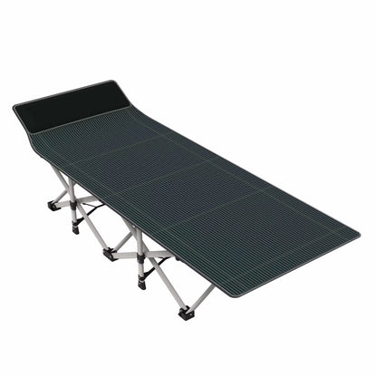 Niceway Camping Cot Foldable Bed with Mattress Portable Outdoor Daybed Office Nap Beach Camp Hiking