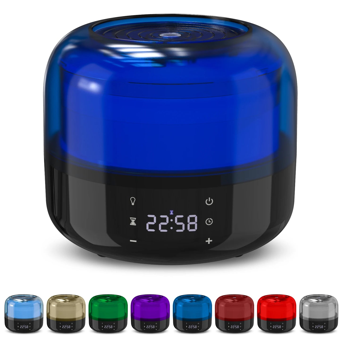 Sejoy Air Humidifier Aroma Diffuser 1-8 HourTimer, 7 Atmosphere Lights Room Ultrasonic Cool Mist Top Fill Humidifier