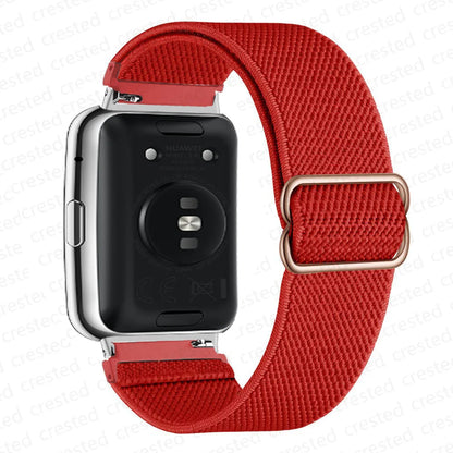 Scrunchie Band For Huawei Watch Fit 2 Strap Smartwatch Accessories Elastic Nylon Loop Bracelet Correa Huawei Watch fit2 band