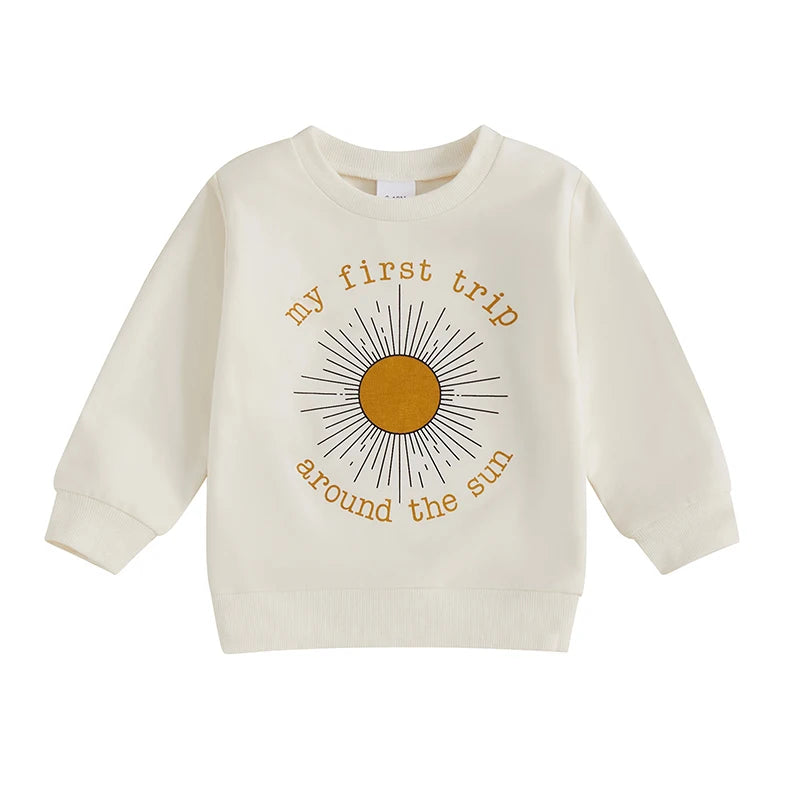 Adorable Toddler Winter Hoodies Stylish Design Cartoon Bear Print Pullover Warm Sweatshirt Kids Casual Tops for Autumn