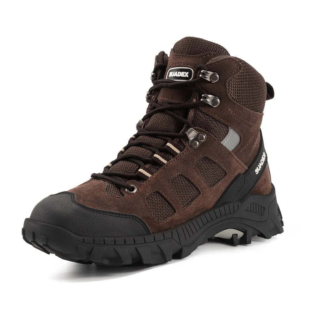 SUADEX S1 Safety Boots Men Work Shoes Anti-Smashing Steel Toe Work Safety Shoes Male Female Boots Anti-slippery EUR Size 37-48 EzBuyCo