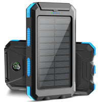 Waterproof Outdoor Solar Power Bank 38800mAh Dual USB Travel Outdoor Solar Mobile Phone Charger Solar Powerbanks For Camping