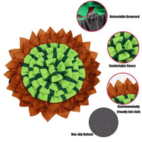 Dog Sniffing Pad Interactive Feed Mat Enrichment Pet Foraging Mat Nosework Feeding Mat For Smell Training Slow Eating Mat