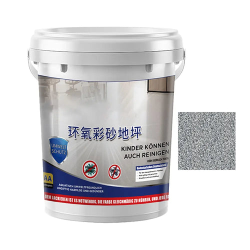 Newest High-Gloss Marble Effect Epoxy Floor Coating Indoor Outdoor Pure Natura Anti Slip Floor Paint 500g 4pcs/square meter