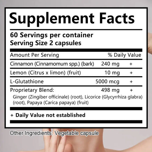 Glutathione Supplements, Collagen, Antioxidants, Anti-aging, Immunity, Radiance, Skin Whitening Supplements