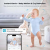 ieGeek Baby Monitor with 2K Camera and Audio - Video Monitor with 5" Screen - Night Vision, Two-Way Talk, Cry & Motion Detection