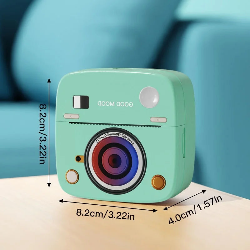 C1 Photo Mini Printer iOS Android Bluetooth Sticker Printers Label Maker Machine for Code Tag  Study Notes DIY Children Toys