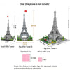 Knew Built Exquisite Paris Eiffel Tower Micro Mini Building Blocks Toys Set: LED Illuminated, Perfect Gift Illuminate Your World