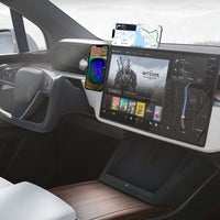 Magnetic Phone Holder For iPhone 15 14 Pro Magsafe Laptop Phone Stand Magnet Cellphone Side Mount Support for Tesla model Y 3