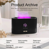 Aroma Diffuser & Air Humidifier - Ultrasonic LED Essential Oil