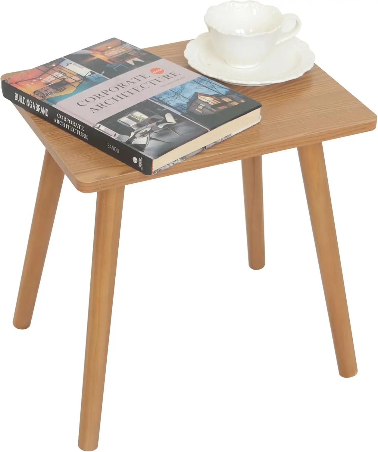 Side Table, Small Black End Accent Table for Living Room Bedroom Office Small Spaces, Modern Side Table Nightstand