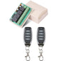 433Mhz DC 12V 20A 4CH Relay Module Receiver EV1527 Wireless Remote Control Switch 433Mhz for DC Motor DIY