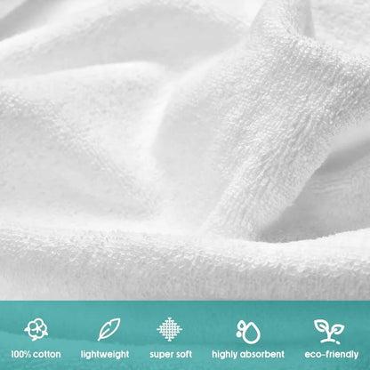 200 Pieces Wash Cloths Bulk Face Cloths Cotton Washcloths Set Hand Towels Absorbent for Bathroom Soft Cleaning Rags