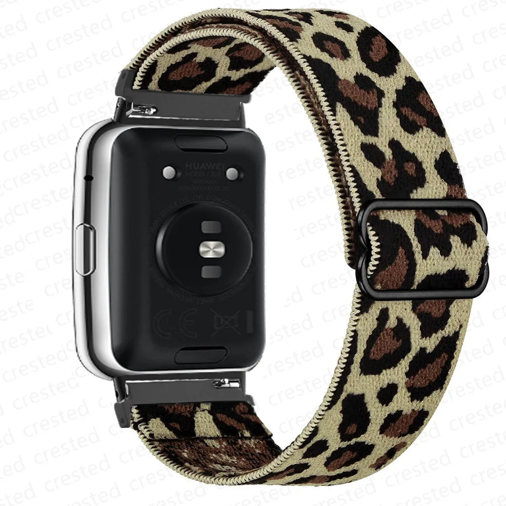 Scrunchie Band For Huawei Watch Fit 2 Strap Smartwatch Accessories Elastic Nylon Loop Bracelet Correa Huawei Watch fit2 band