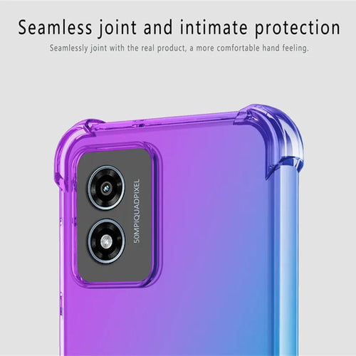 Shockproof Gradient TPU Case for Motorola Moto G Play 2024 G Stylus 5G 2023 G Power 2022 Pure Protective Cover Funda Coque