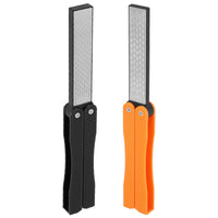 Double Sided Knife Sharpener Portable Folding Portable AntiSlip Diamond Sharpener