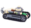WWII Military US German Armored Vehicle MOC Building Blocks Soldiers Figure Tank Gun Carriage Medical Truck Transport Toys K033