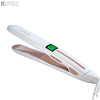 KIPOZI Professional Titanium Flat Iron Hair Straightener Digital LCD Display Dual Voltage Titanium Plates Salon & Home Use 2025