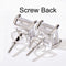 Silver-Screw Back / CHINA / 3MM