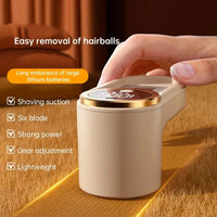 Lint Remover for Clothing Portable Electric Fuzz Pellet Remover LED Display Rechargeable for Clothes Fabric Shaver Fluff Remover