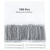 100 Pieces Hair Clip Black Hair Pin Set for Women Girls Kids Premium Wave Black Hair Pin with Storage Box