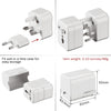 All-In-One Universal Travel Adapter, Detachable Power Plugs Fits Wall AC Adapter Outlets for USA EU UK AUS Worldwide