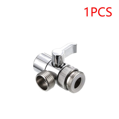 1-3PCS 3 Way Sink Splitter Diverter Valve Leak-Proof Faucet Connector Splitter Copper Faucets Water Separator Easy-to-Install fo