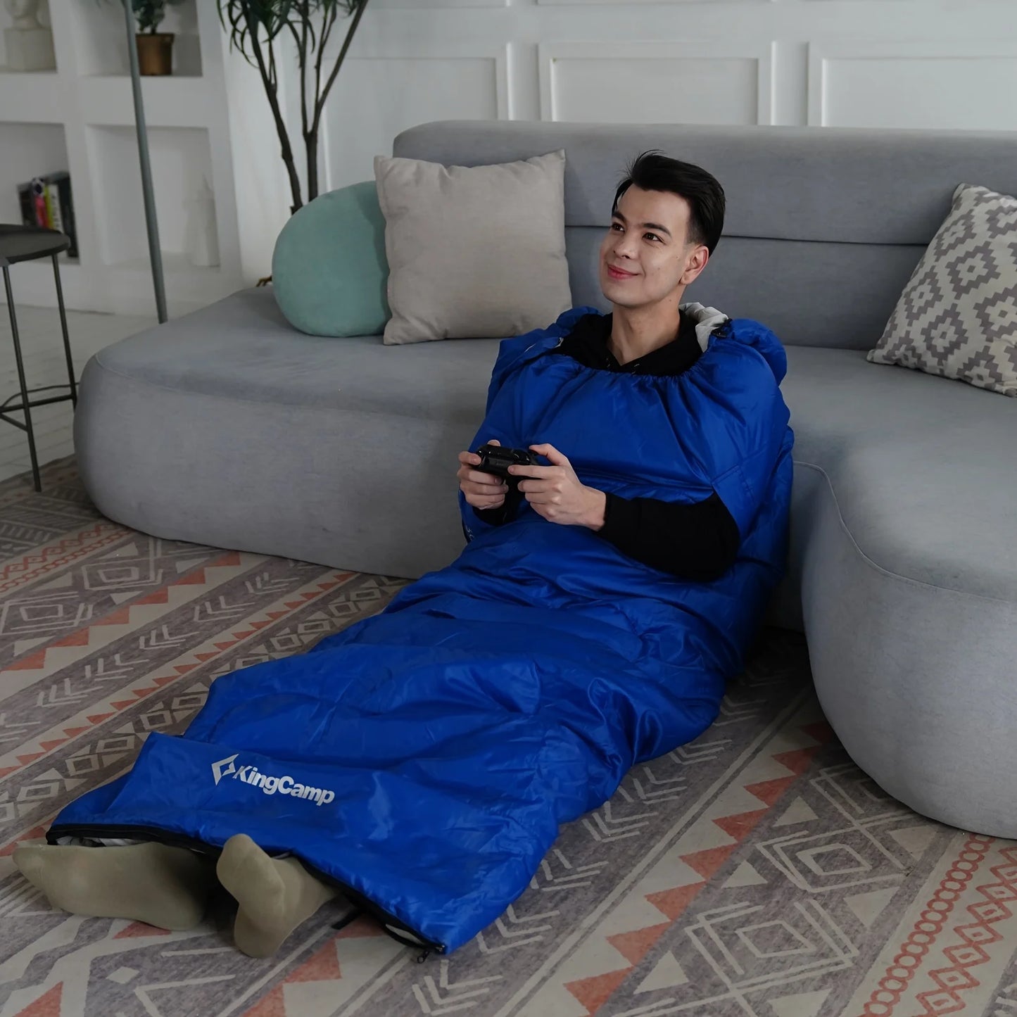 KingCamp Ultralight Sleeping Bag - Envelope Lightweight Portable, Great For 3 Season Traveling, Camping, Hiking