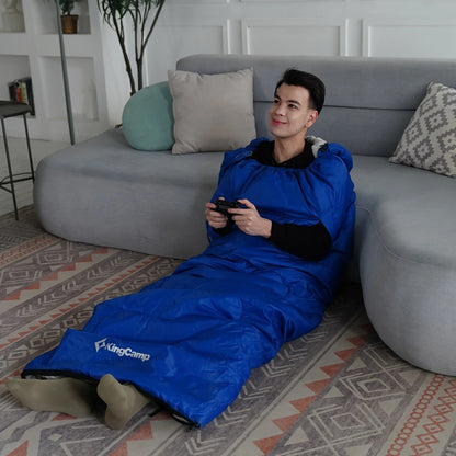 KingCamp Ultralight Sleeping Bag - Envelope Lightweight Portable, Great For 3 Season Traveling, Camping, Hiking