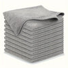 5/10/20pcs Kitchen Towel, Ultra-fine Fiber Light Gray Cleaning Cloth Set, Absorbent, Soft And Stain-removing Cloth