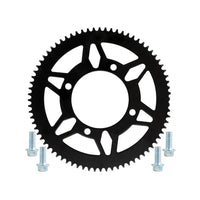 219 Chain Rear Sprocket 76T / Reinforced 219H Kart Driven Chain 112 Links  For Go Kart Racing Kart  Drift Trike  Dirt