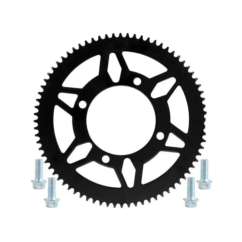 219 Chain Rear Sprocket 76T / Reinforced 219H Kart Driven Chain 112 Links  For Go Kart Racing Kart  Drift Trike  Dirt